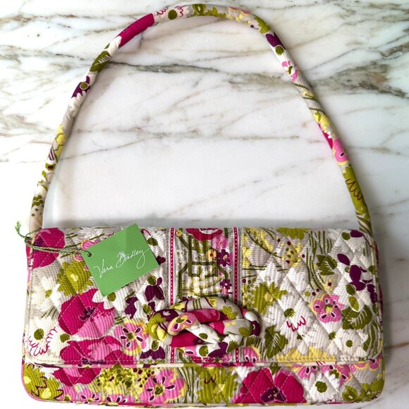 Vera Bradley "Make Me Blush" Knot Just A Clutch – Retired Pattern – NEW with Tag - Picture 1 of 8